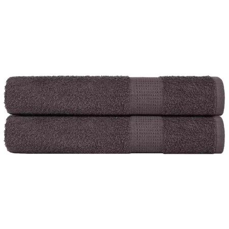 Toallas de sauna 2 uds 100% algodón antracita 80x200 cm 360 gsm de , Toallas - Ref: Foro24-136693, Precio: 37,44 €, Descuento: %