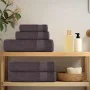 Toallas de sauna 2 uds 100% algodón antracita 80x200 cm 360 gsm de , Toallas - Ref: Foro24-136693, Precio: 37,44 €, Descuento: %