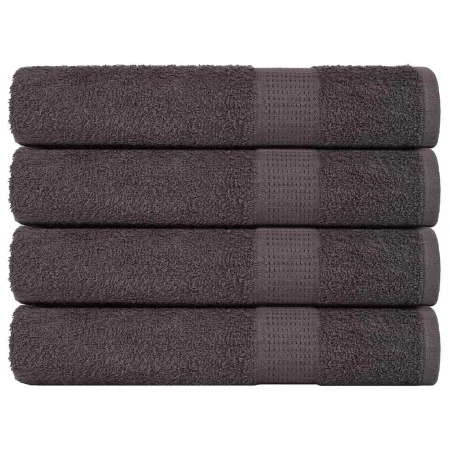 Törülközők 4 db antracit 100x200 cm 360 gsm 100% pamut de , Toallas - Ref: Foro24-136698, Precio: 65,12 €, Descuento: %