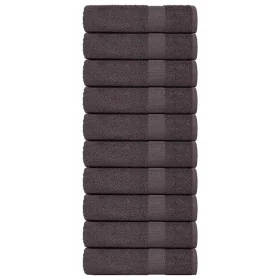 Toallas de baño 10 uds antracita 100x150 cm 360gsm 100% algodón de , Toallas - Ref: Foro24-136691, Precio: 101,19 €, Descuent...