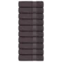 Toallas invitados 10uds 100% algodón antracita 70x140cm 360gsm de , Toallas - Ref: Foro24-136687, Precio: 84,35 €, Descuento: %