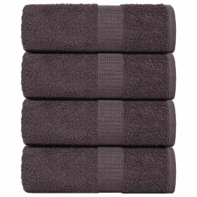 Toallitas de baño 4 uds antracita 15x21 cm 360 gsm 100% algodón de , Toallas - Ref: Foro24-136670, Precio: 12,10 €, Descuento: %