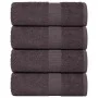 Toallitas de baño 4 uds antracita 15x21 cm 360 gsm 100% algodón de , Toallas - Ref: Foro24-136670, Precio: 12,10 €, Descuento: %