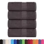 Toallitas de baño 4 uds antracita 15x21 cm 360 gsm 100% algodón de , Toallas - Ref: Foro24-136670, Precio: 12,10 €, Descuento: %