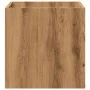 Jardinera de madera contrachapada roble artesanal 40x40x40 cm de , Maceteros y jardineras - Ref: Foro24-857028, Precio: 44,19...