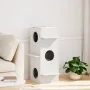 Casa para gatos madera maciza pino blanca 43x43x90 cm de , Mobiliario para gatos - Ref: Foro24-859299, Precio: 100,30 €, Desc...