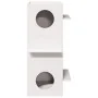 Casa para gatos madera maciza pino blanca 43x43x90 cm de , Mobiliario para gatos - Ref: Foro24-859299, Precio: 100,30 €, Desc...