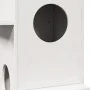Casa para gatos madera maciza pino blanca 43x43x90 cm de , Mobiliario para gatos - Ref: Foro24-859299, Precio: 100,30 €, Desc...