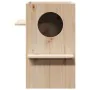 Casa para gatos madera maciza pino 43x43x60 cm de , Mobiliario para gatos - Ref: Foro24-859301, Precio: 60,62 €, Descuento: %