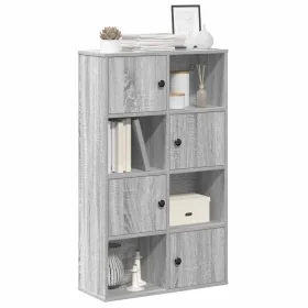 Estantería madera de ingeniería gris sonoma 60x24x101,5 cm de , Librerías y estanterías - Ref: Foro24-860396, Precio: 81,29 €...