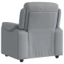 Sillón reclinable de tela gris claro de , Sillones - Ref: Foro24-4015680, Precio: 180,71 €, Descuento: %