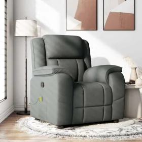 Sillón de masaje reclinable de tela gris oscuro de , Sillones - Ref: Foro24-4015711, Precio: 258,43 €, Descuento: %