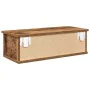 Armario pared madera ingeniería madera envejecida 60x26x18,5 cm de , Estantes y estanterías - Ref: Foro24-855858, Precio: 46,...