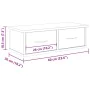 Armario pared madera ingeniería madera envejecida 60x26x18,5 cm de , Estantes y estanterías - Ref: Foro24-855858, Precio: 46,...
