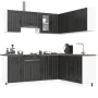 Mueble de cocina Kalmar negra 11 piezas madera contrachapada de , Armarios de cocina - Ref: Foro24-3314942, Precio: 682,90 €,...
