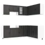 Mueble de cocina Kalmar negra 11 piezas madera contrachapada de , Armarios de cocina - Ref: Foro24-3314942, Precio: 682,90 €,...