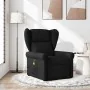 Sillón reclinable de masaje de tela negro de , Sillones - Ref: Foro24-4015668, Precio: 211,92 €, Descuento: %