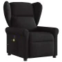 Sillón reclinable de masaje de tela negro de , Sillones - Ref: Foro24-4015668, Precio: 211,92 €, Descuento: %