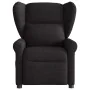 Sillón reclinable de masaje de tela negro de , Sillones - Ref: Foro24-4015668, Precio: 211,92 €, Descuento: %