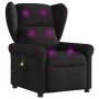 Sillón reclinable de masaje de tela negro de , Sillones - Ref: Foro24-4015668, Precio: 211,92 €, Descuento: %