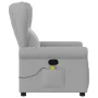 Sillón de masaje reclinable de tela gris nube de , Sillones - Ref: Foro24-4015675, Precio: 210,21 €, Descuento: %