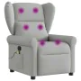 Sillón de masaje reclinable de tela gris nube de , Sillones - Ref: Foro24-4015675, Precio: 210,21 €, Descuento: %