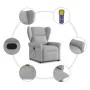 Sillón de masaje reclinable de tela gris nube de , Sillones - Ref: Foro24-4015675, Precio: 210,21 €, Descuento: %