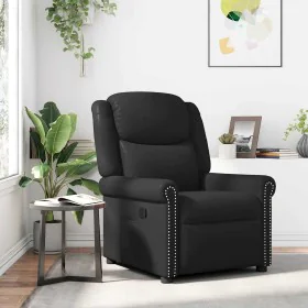 Sillón reclinable cuero sintético marrón brillante de , Sillones - Ref: Foro24-4015677, Precio: 177,51 €, Descuento: %