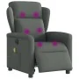 Sillón reclinable de masaje eléctrico tela gris oscuro by , Armchairs - Ref: Foro24-3303125, Price: 257,06 €, Discount: %