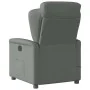 Sillón reclinable de masaje eléctrico tela gris oscuro by , Armchairs - Ref: Foro24-3303125, Price: 257,06 €, Discount: %