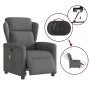 Sillón reclinable de masaje eléctrico tela gris oscuro by , Armchairs - Ref: Foro24-3303125, Price: 257,06 €, Discount: %