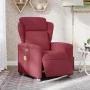 Sillón de masaje reclinable eléctrico tela rojo tinto de , Sillones - Ref: Foro24-3303127, Precio: 252,84 €, Descuento: %