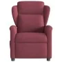 Sillón de masaje reclinable eléctrico tela rojo tinto de , Sillones - Ref: Foro24-3303127, Precio: 252,84 €, Descuento: %