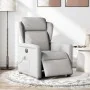 Sillón reclinable de masaje eléctrico tela gris nube de , Sillones - Ref: Foro24-3303133, Precio: 257,34 €, Descuento: %