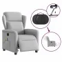 Sillón reclinable de masaje eléctrico tela gris nube de , Sillones - Ref: Foro24-3303133, Precio: 257,34 €, Descuento: %