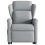 Sillón de masaje reclinable de pie de tela gris claro de , Sillones - Ref: Foro24-3303144, Precio: 288,43 €, Descuento: %