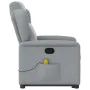 Sillón de masaje reclinable de pie de tela gris claro de , Sillones - Ref: Foro24-3303144, Precio: 288,43 €, Descuento: %