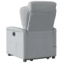 Sillón de masaje reclinable de pie de tela gris claro de , Sillones - Ref: Foro24-3303144, Precio: 288,43 €, Descuento: %
