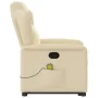 Silla de masaje reclinable de pie de tela color crema de , Sillones - Ref: Foro24-3303152, Precio: 303,53 €, Descuento: %