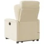 Silla de masaje reclinable de pie de tela color crema de , Sillones - Ref: Foro24-3303152, Precio: 303,53 €, Descuento: %