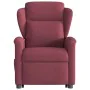 Sillón de masaje eléctrico reclinable elevable tela rojo tinto de , Sillones - Ref: Foro24-3303167, Precio: 336,56 €, Descuen...