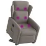 Sillón de masaje eléctrico reclinable elevable tela taupé de , Sillones - Ref: Foro24-3303171, Precio: 339,24 €, Descuento: %