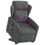 Sillón de masaje eléctrico reclinable elevable tela gris oscuro de , Sillones - Ref: Foro24-3303165, Precio: 340,28 €, Descue...