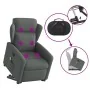 Sillón de masaje eléctrico reclinable elevable tela gris oscuro de , Sillones - Ref: Foro24-3303165, Precio: 340,28 €, Descue...