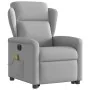 Sillón de masaje eléctrico reclinable elevable tela gris nube de , Sillones - Ref: Foro24-3303173, Precio: 340,52 €, Descuent...