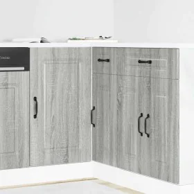 Mueble bajo de cocina Kalmar gris sonoma madera de ingeniería de , Armarios de cocina - Ref: Foro24-854324, Precio: 91,21 €, ...