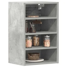 Armario colgante contrachapada gris hormigón 40x29,5x60 cm de , Armarios de cocina - Ref: Foro24-854178, Precio: 44,55 €, Des...