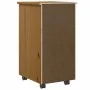 Cajonera con ruedas MOSS madera maciza pino marrón miel von , Schließfächer und Lagerschränke - Ref: Foro24-4015793, Preis: 7...