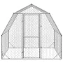 Gallinero 2,5x2x2,25 m acero galvanizado de , Jaulas y habitáculos para animales pequeños - Ref: Foro24-4104029, Precio: 152,...
