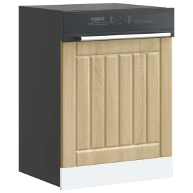 Panel para lavavajillas Lucca madera contrachapada roble sonoma de , Armarios de cocina - Ref: Foro24-853900, Precio: 34,22 €...